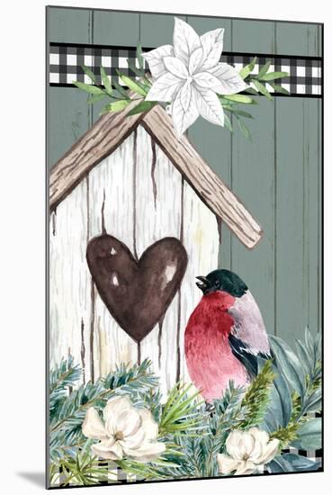 Winter Birdhouse-Kimberly Allen-Mounted Art Print