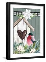 Winter Birdhouse-Kimberly Allen-Framed Art Print