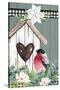 Winter Birdhouse-Kimberly Allen-Stretched Canvas