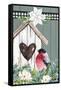 Winter Birdhouse-Kimberly Allen-Framed Stretched Canvas