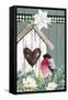 Winter Birdhouse-Kimberly Allen-Framed Stretched Canvas