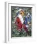 Winter Birdhouses-William Vanderdasson-Framed Giclee Print