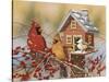 Winter Birds Buffet-William Vanderdasson-Stretched Canvas