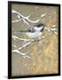 Winter Birds Chicadee Neutral-Beth Grove-Framed Art Print