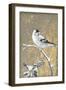 Winter Birds Goldfinch Neutral-Beth Grove-Framed Art Print