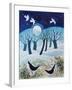 Winter Birds in the Snow, 2019,-Lisa Graa Jensen-Framed Giclee Print