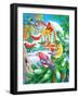 Winter Birds-Olga Kovaleva-Framed Giclee Print