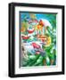 Winter Birds-Olga Kovaleva-Framed Giclee Print