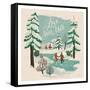 Winter Bliss V-Janelle Penner-Framed Stretched Canvas