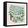 Winter Bliss V-Janelle Penner-Framed Stretched Canvas