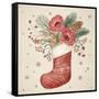 Winter Blooms V-Janelle Penner-Framed Stretched Canvas