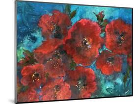 Winter Blossoms-Rikki Drotar-Mounted Giclee Print