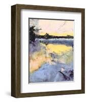 Winter Blues-Linda Nickell-Framed Art Print