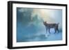 Winter Bobcat-Jai Johnson-Framed Giclee Print