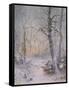 Winter Breakfast-Joseph Farquharson-Framed Stretched Canvas