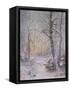 Winter Breakfast-Joseph Farquharson-Framed Stretched Canvas