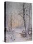 Winter Breakfast-Joseph Farquharson-Stretched Canvas