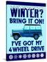 Winter Bring it 4WD-Mark Frost-Stretched Canvas