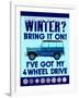 Winter Bring it 4WD-Mark Frost-Framed Giclee Print