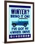 Winter Bring it 4WD-Mark Frost-Framed Giclee Print