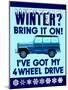Winter Bring it 4WD-Mark Frost-Mounted Giclee Print