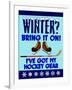 Winter Bring it Hockey-Mark Frost-Framed Giclee Print