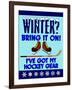 Winter Bring it Hockey-Mark Frost-Framed Giclee Print