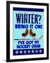 Winter Bring it Hockey-Mark Frost-Framed Giclee Print