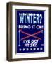 Winter Bring it Skis-Mark Frost-Framed Premium Giclee Print