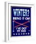 Winter Bring it Skis-Mark Frost-Framed Premium Giclee Print