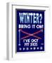 Winter Bring it Skis-Mark Frost-Framed Giclee Print