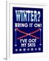 Winter Bring it Skis-Mark Frost-Framed Giclee Print