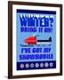 Winter Bring it Snowmobile-Mark Frost-Framed Giclee Print