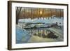 Winter Brook Sunset-Bruce Dumas-Framed Giclee Print