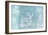 Winter Buck and Deer-Cora Niele-Framed Giclee Print