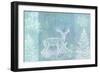 Winter Buck and Deer-Cora Niele-Framed Giclee Print