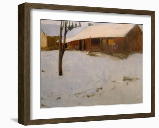 Winter by Erik Theodor Werenskiold-Erik Theodor Werenskiold-Framed Giclee Print