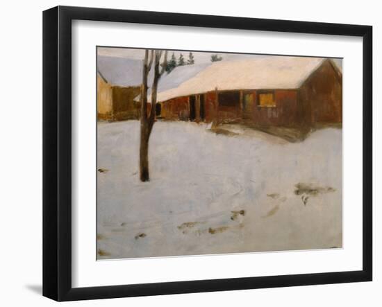 Winter by Erik Theodor Werenskiold-Erik Theodor Werenskiold-Framed Giclee Print