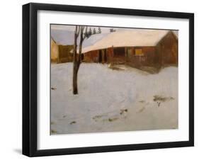 Winter by Erik Theodor Werenskiold-Erik Theodor Werenskiold-Framed Giclee Print