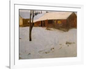 Winter by Erik Theodor Werenskiold-Erik Theodor Werenskiold-Framed Giclee Print