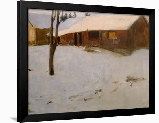 Winter by Erik Theodor Werenskiold-Erik Theodor Werenskiold-Framed Giclee Print