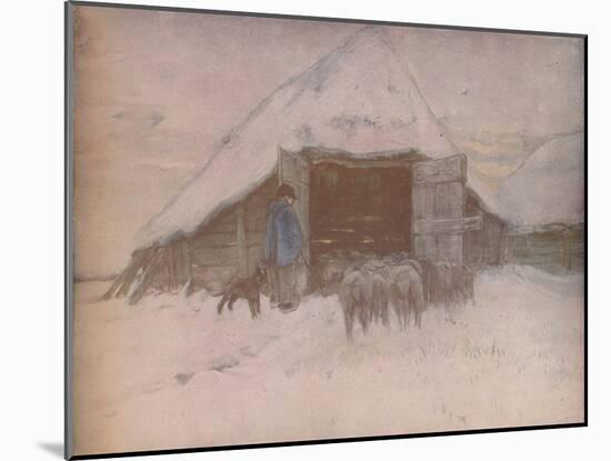 'Winter', c1870, (1918)-Anton Mauve-Mounted Giclee Print