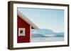 Winter Cabin-Kali Wilson-Framed Art Print