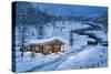 Winter Cabin-Jeff Tift-Stretched Canvas