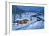 Winter Cabin-Jeff Tift-Framed Giclee Print