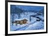 Winter Cabin-Jeff Tift-Framed Giclee Print