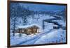 Winter Cabin-Jeff Tift-Framed Giclee Print