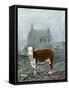 winter calf-Alex Williams-Framed Stretched Canvas