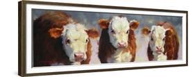 Winter Calves-Carolyne Hawley-Framed Premium Giclee Print