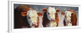 Winter Calves-Carolyne Hawley-Framed Premium Giclee Print